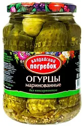 Огурцы ВАЛДАЙСКИЙ ПОГРЕБОК маринованные ст/б 720мл