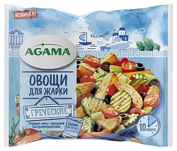 Овощи АГАМА Греческие для жарки с/м 400г