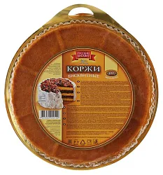 Корж РУССКИЙ БИСКВИТ светлый бисквитный 400г
