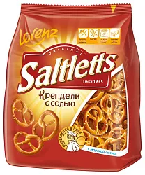 Крендели ЛОРЕНЦ Солтлетс с солью 150г