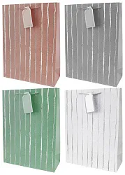 Пакет подарочный ТАМ-ТАМ Полосы 30*12*40см арт.1415L