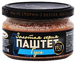 Паштет печеночный РУЗКОМ Гусь ст/б 200г