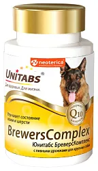 Витамины для собак ЮНИТАБС БреверсКомплекс для крупных 100 таблеток