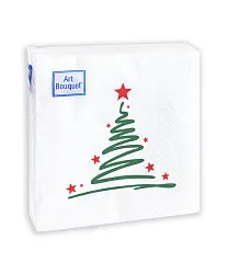 Салфетки АРТ БУКЕТ С Новым годом! 20*20см 2сл 30шт