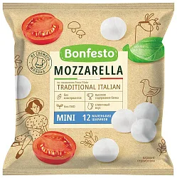 Сыр БОНФЕСТО Моцарелла мини бзмж 45% 100г