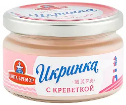 Икра мойвы САНТА БРЕМОР Икринка с креветкой 160г