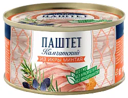 Паштет ПУТИНА Камчатский пастер из икры минтая ж/б 100г