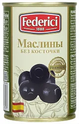 Маслины ФЕДЕРИЧИ б/к ж/б 314мл