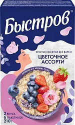 Каша БЫСТРОВ Цветочное ассорти карт/уп 210г