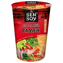 Лапша б/п СЭНСОЙ Рамен острый стакан 65г