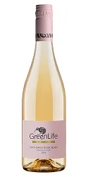 Вино ГРИН ЛАЙФ Совиньон Блан Блаш Мальборо розовое п/сух 12.5% ст/б 0.75л