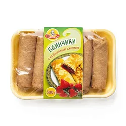 Блинчики ДОМАШНИЙ ПОВАР с клубничным джемом 500г