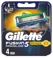 Кассеты ЖИЛЛЕТ Фьюжин про глайд пауэр 4шт