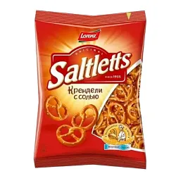 Крендели ЛОРЕНЦ Солтлетс с солью 60г