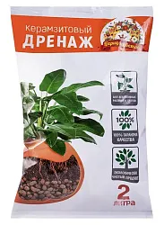 Дренаж ЦАРИЦА ЦВЕТОВ керамзитовый 2л