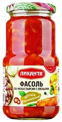 Фасоль ПИКАНТА по-монастырски с овощами ст/б 470г