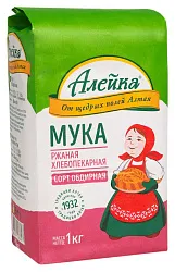 Мука АЛЕЙКА ржаная обдирная м/у 1кг