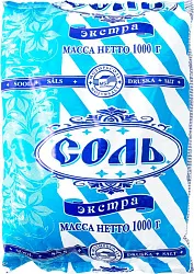 Соль ПОЛЕСЬЕ Экстра м/у 1кг