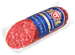 Колбаса ОМСКИЙ БЕКОН Классическая полусухая с/к 185г