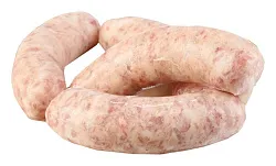 Колбаски МЕЖЕНИНОВСКАЯ ПФ Белые с кедровым орехом подложка 500г