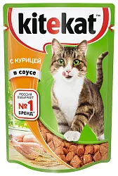 Корм для кошек КИТЕКЕТ с курицей в соусе 85г