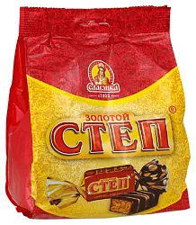 Конфеты СЛАВЯНКА Степ золотой 250г