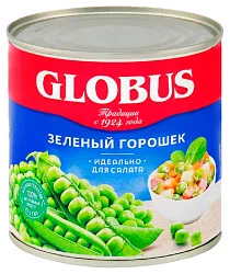 Горошек ГЛОБУС зеленый ж/б 425мл