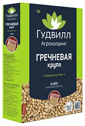 Гречневая крупа ГУДВИЛЛ ядрица карт/уп 5*80г