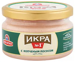 Икра мойвы САНТА БРЕМОР Деликатесная с лососем 180г