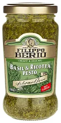 Соус песто ФИЛИППО БЕРИО базилик и рикотта ст/б 190г