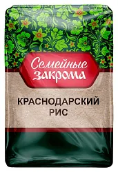 Рис СЕМЕЙНЫЕ ЗАКРОМА Краснодарский круглозерный м/у 800г