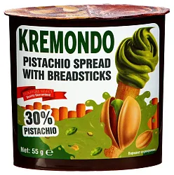 Набор КРЕМОНДО паста фисташковая+хлебные палочки пэт 55г