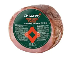 Рулет мясной СИБАГРО с пряными специями в/к в/у 300г