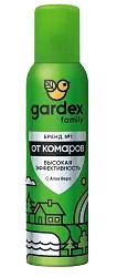 Аэрозоль-репеллент ГАРДЕКС Фэмили от комаров 150мл