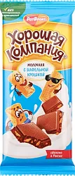 Кондитерская плитка ХОРОШАЯ КОМПАНИЯ молочная вафля 80г