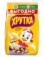 Завтрак ХРУТКА Дуо шоколадный обогащенный кальцием 650г
